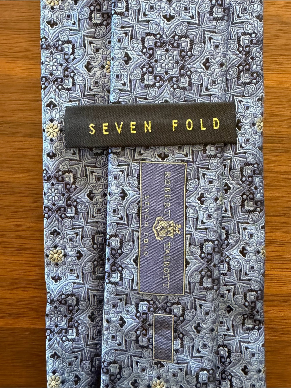 Robert Talbott Light Blue Patterned Silk Tie